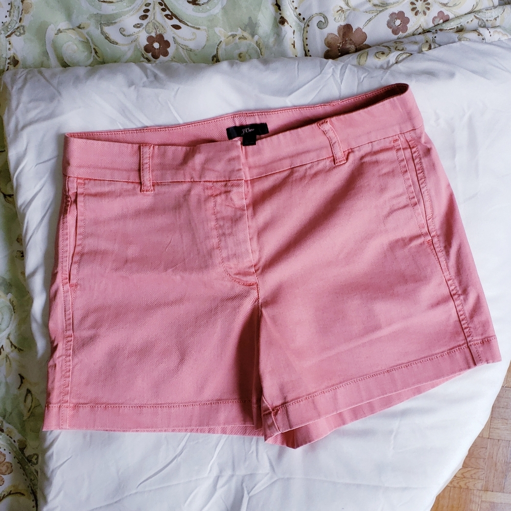 J Crew 4" stretch chino short